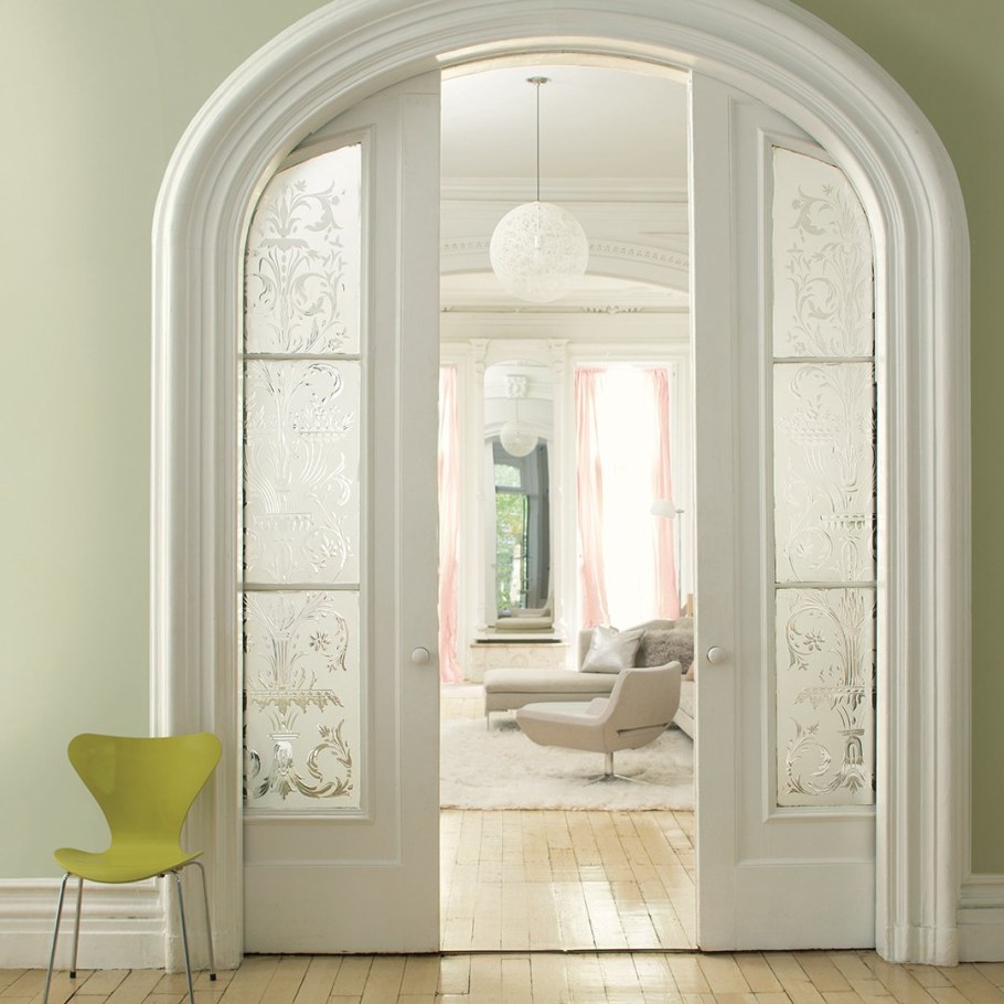 Двери межкомнатные арочные двухстворчатые