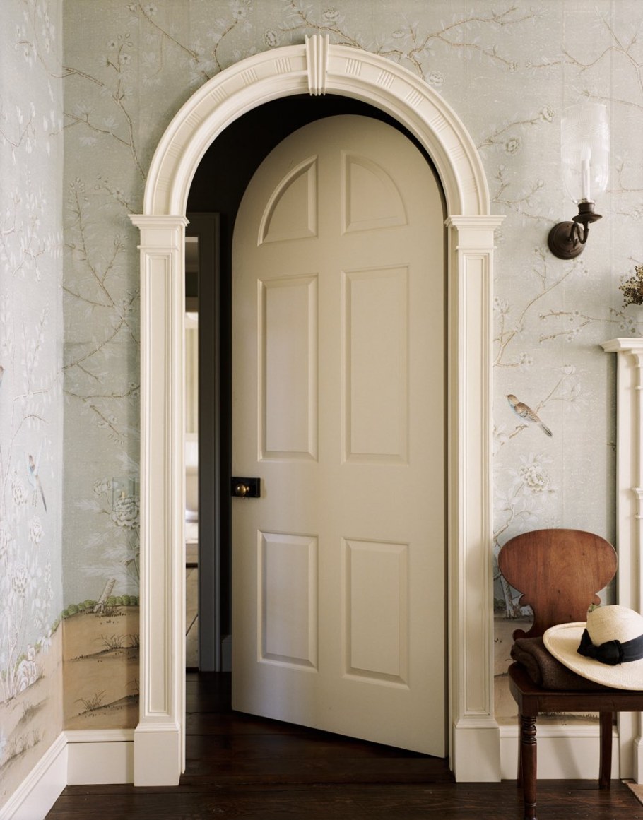 Арочные металлопластиковые двери