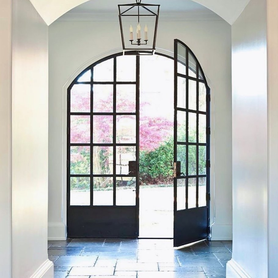 Арочные двойные двери