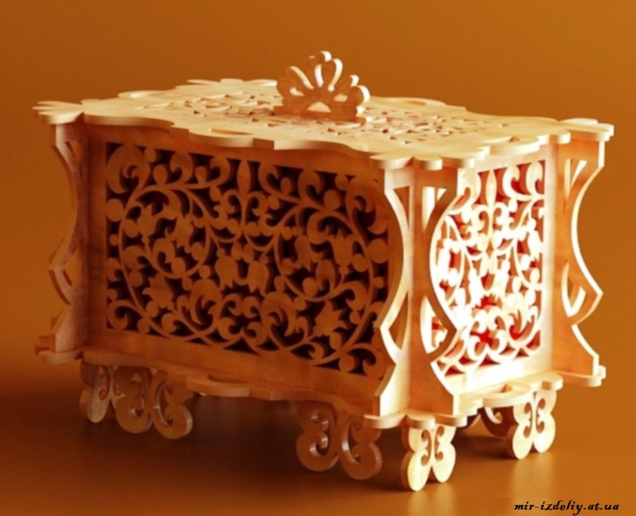 Прорезная пропильная резьба по дереву