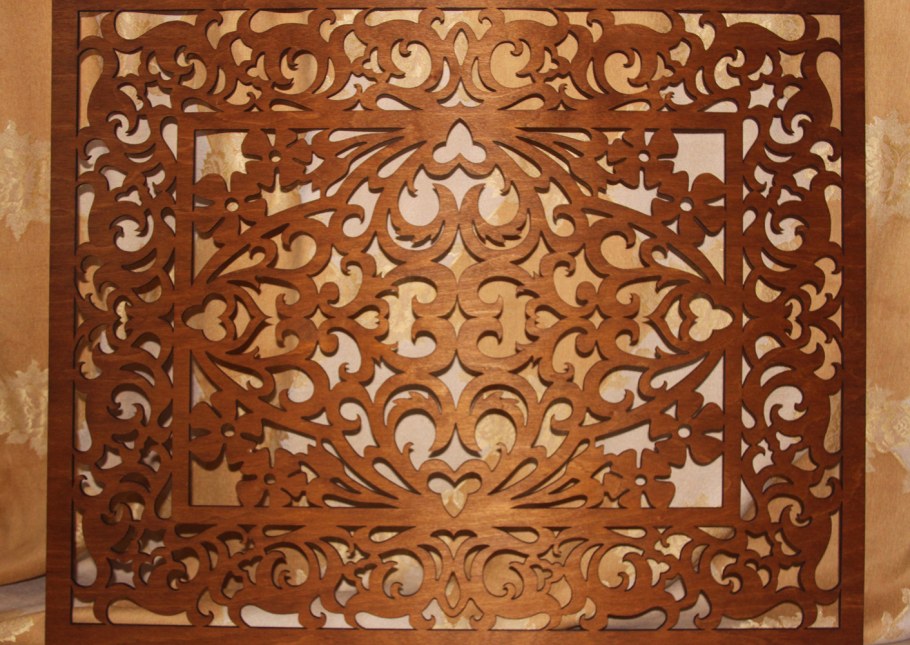 Резное панно из фанеры
