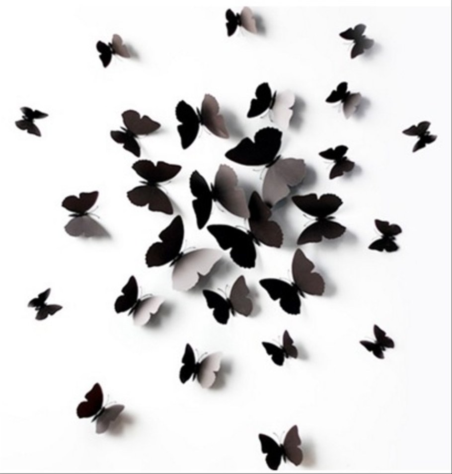 Декор из бабочек