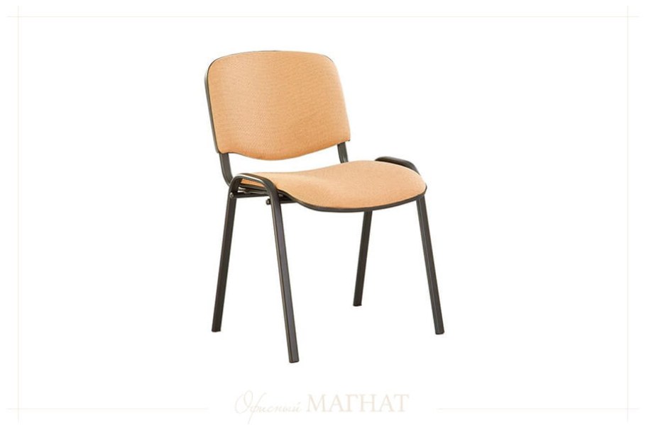 Стул "изо" хром, к/з бежевый