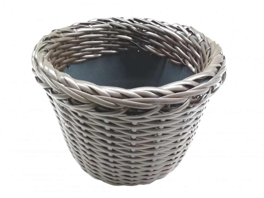 Кашпо 10м30 серый 30,5*15,2