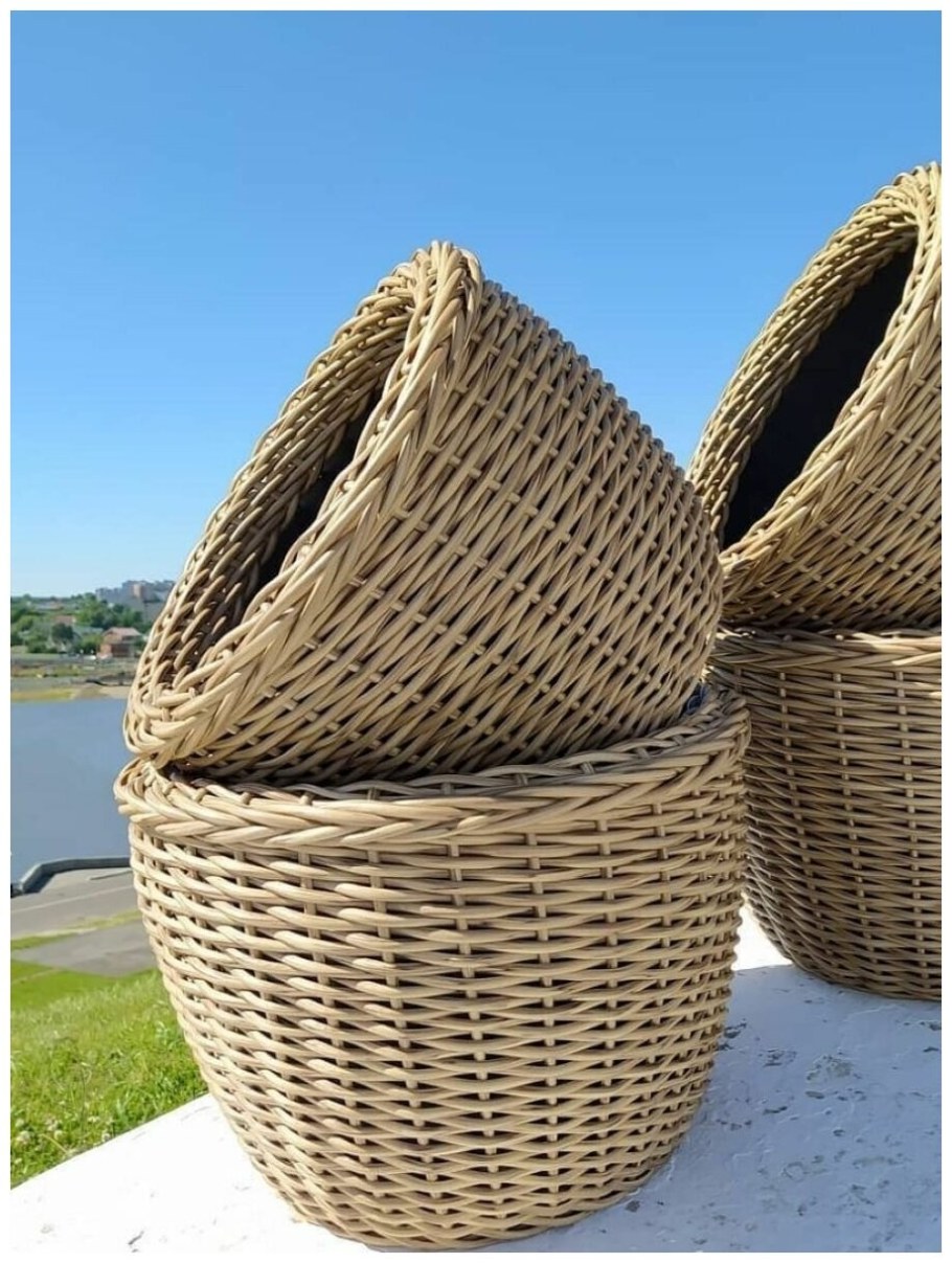 Плетенка чеб кашпо