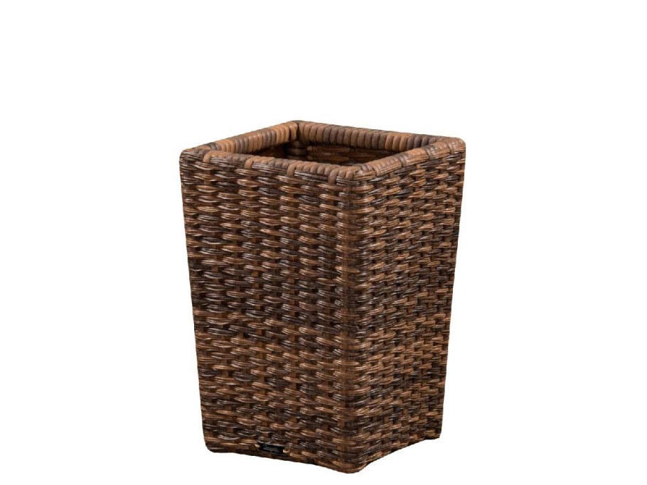 Кашпо из искусственного ротанга (арт. 07-107)