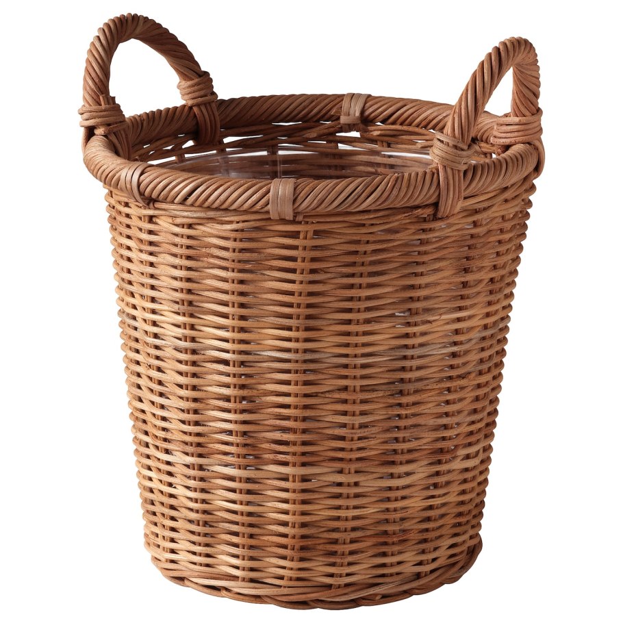 Кашпо из натурального ротанга