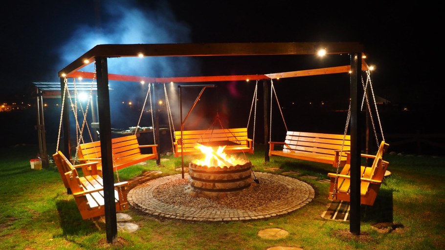 Костровище и мангальная зона