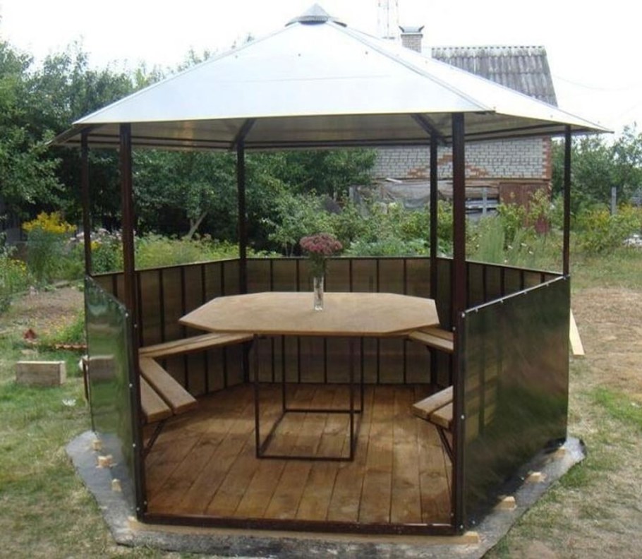 Беседка 3*4 металл