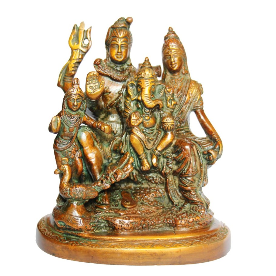 Святое семейство Шивы статуэтка