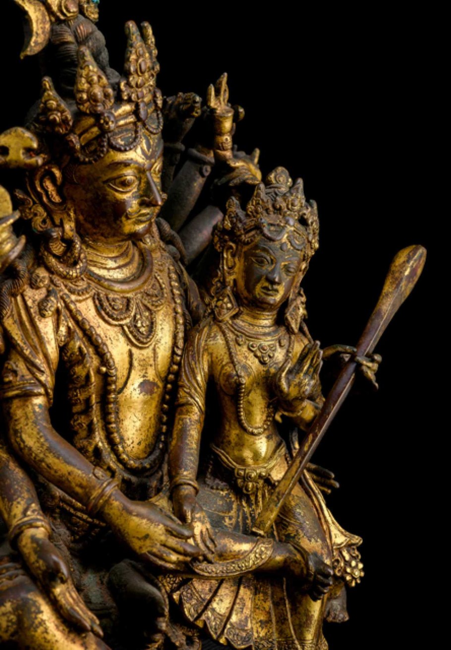 Шива и Парвати статуя