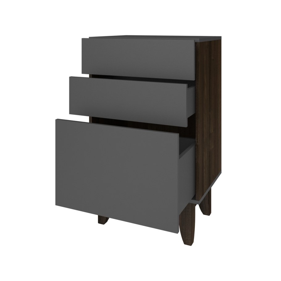 Комод т-3р с 3-мя ящиками и дверью