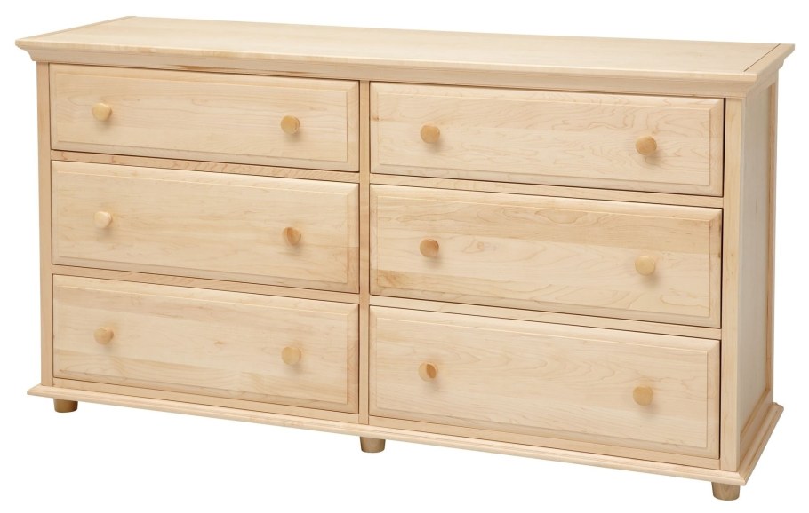 Комод некрашеный деревянный