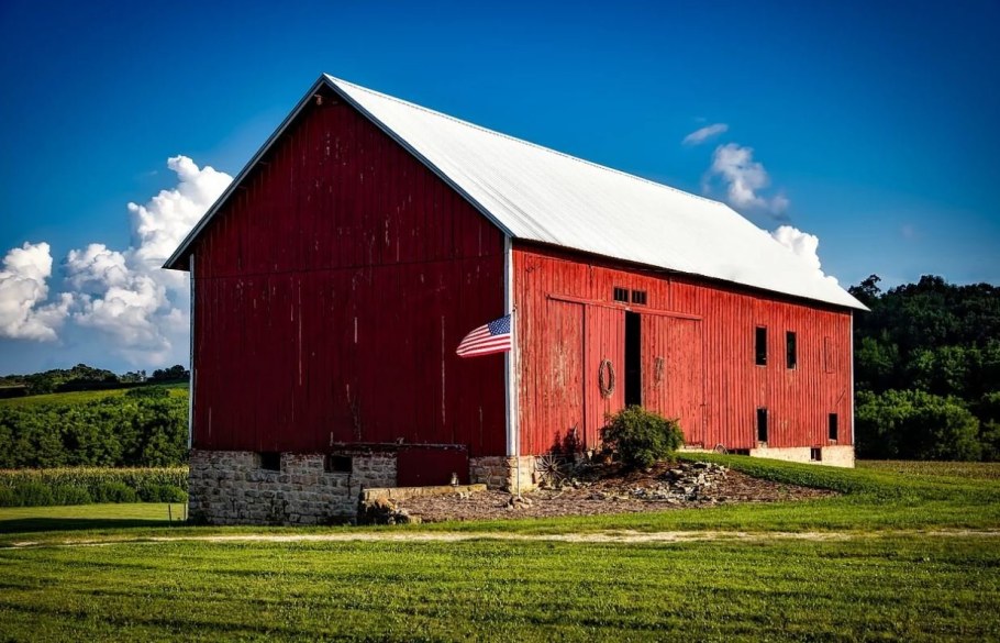 Red Barn красный Амбар