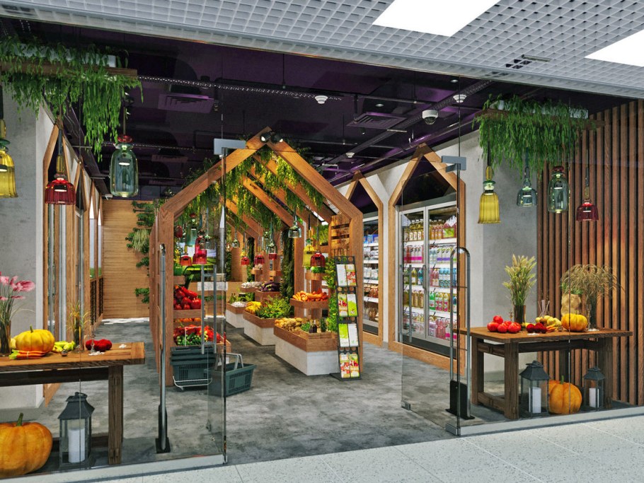 Дизайнерский продуктовый магазин