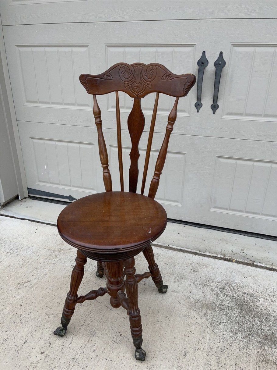 Стул для рояля Beethoven антикварный