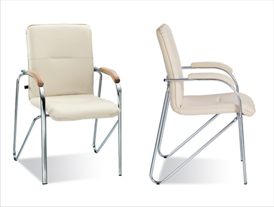 Стул nowy styl,Самба Chrome v-18 1.007 св.беж.