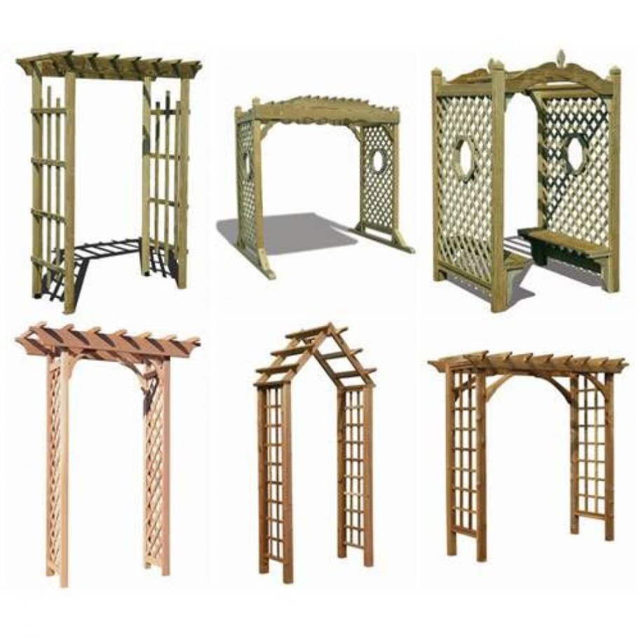 Арка пергола деревянная