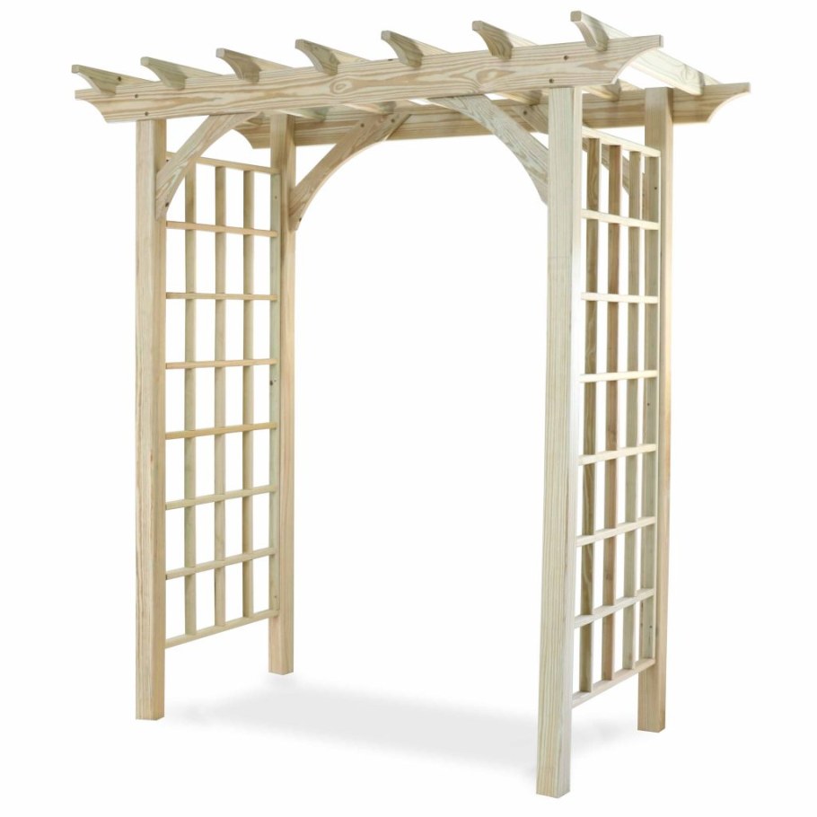 Деревянные садовые арки и перголы