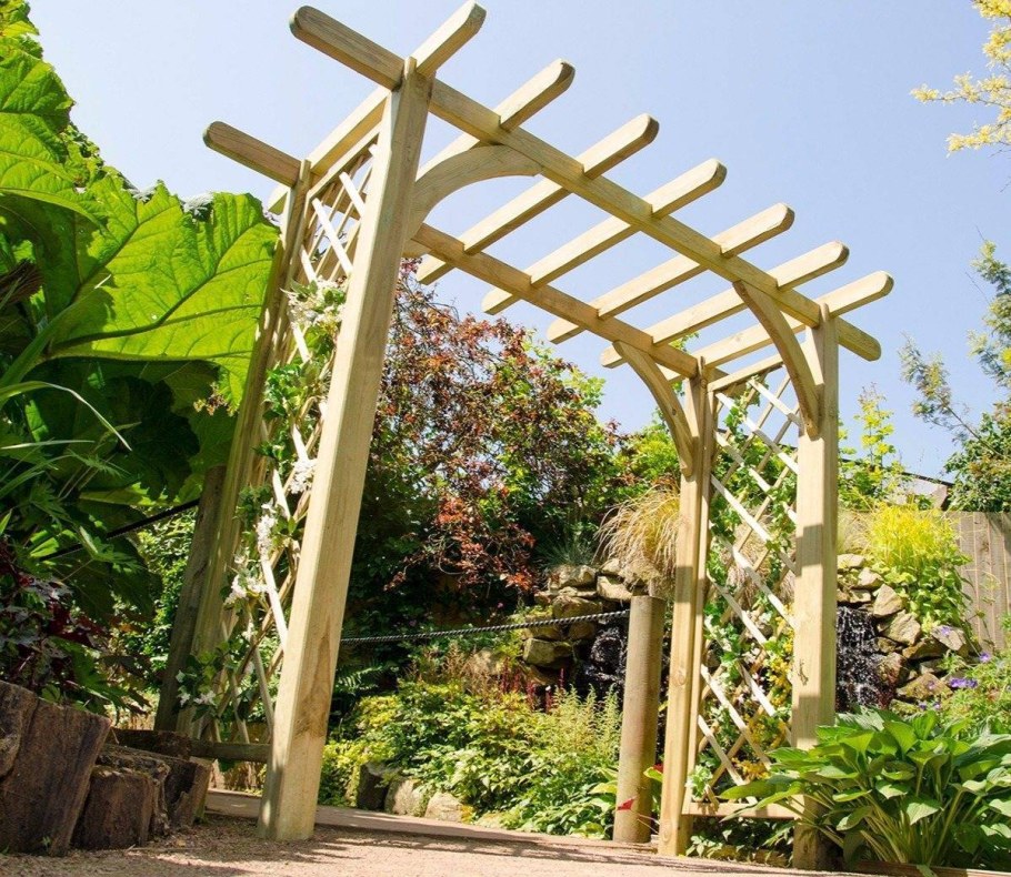 Беседка пергола шпалера виноград