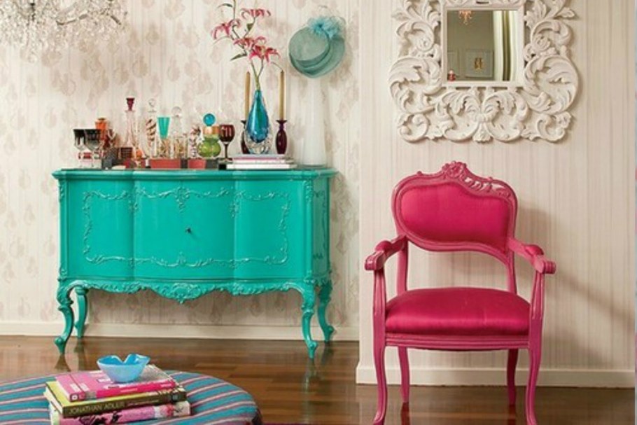 Яркая Винтажная мебель