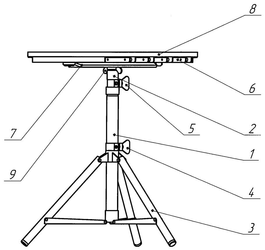 Винтовой механизм для табурета