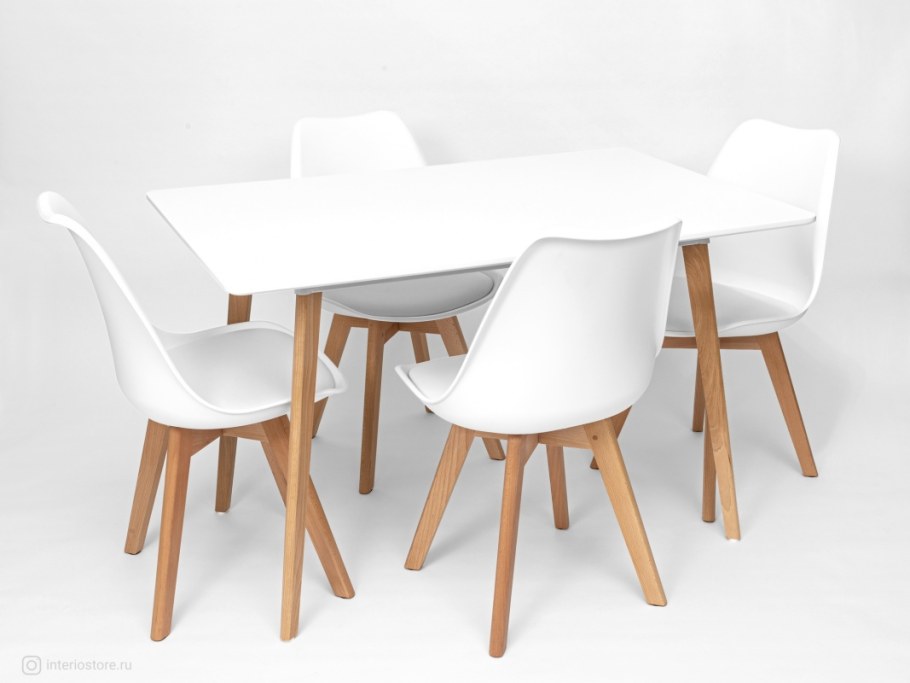 Стол DSW Rectangle белый