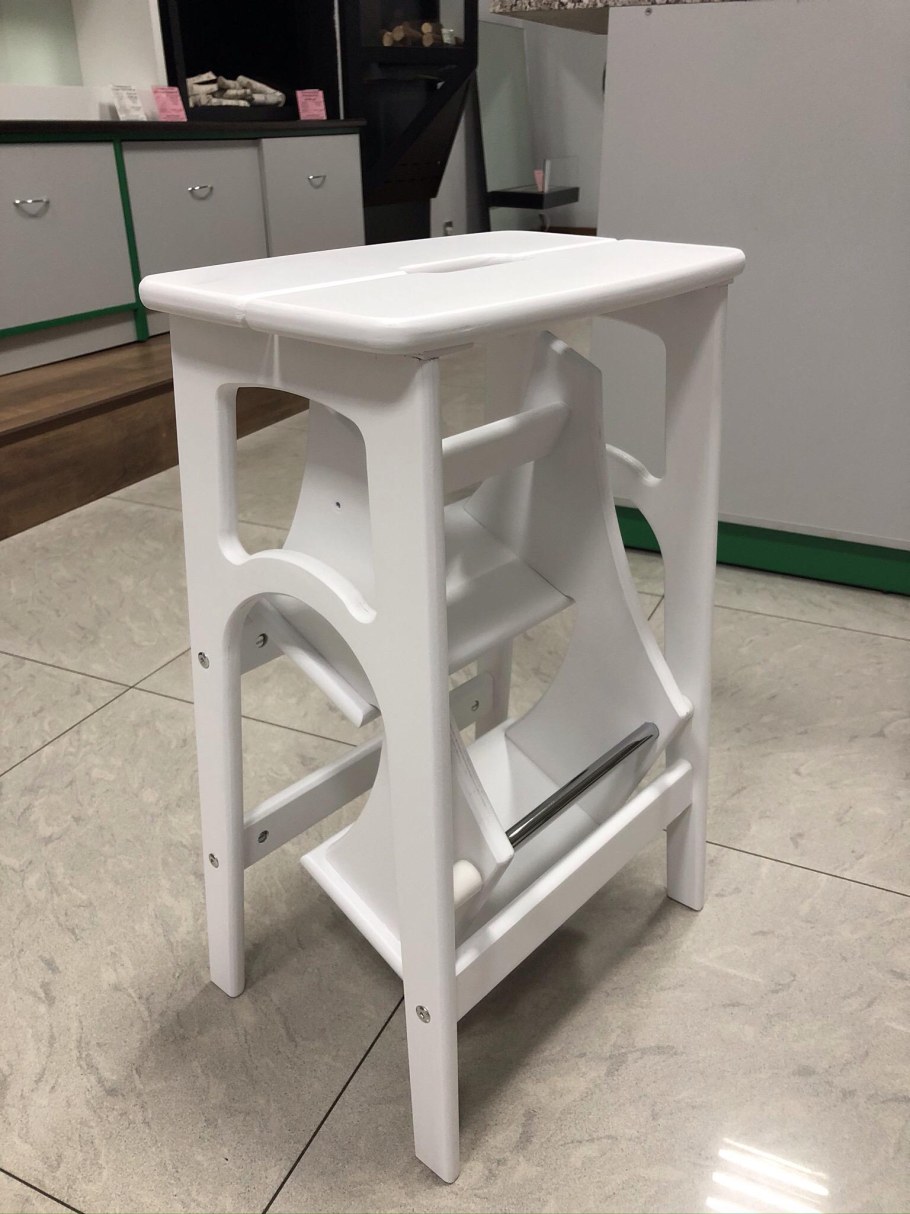 Табурет-стремянка СД-207 бук (ЛДСП, металл 380х370х580 мм)