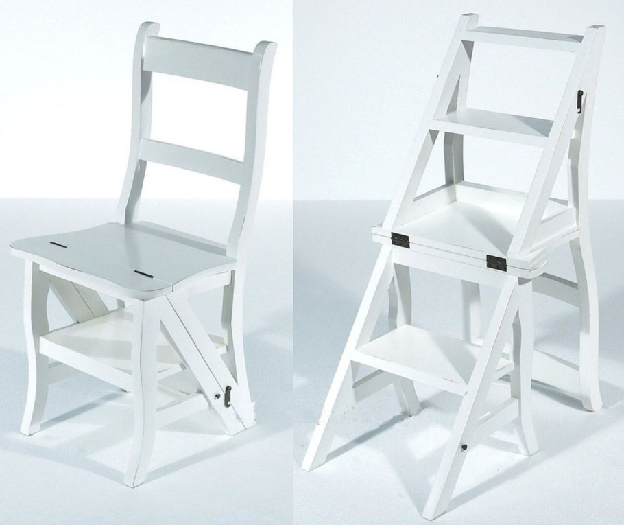 Стул-лестница трансформер (белый)