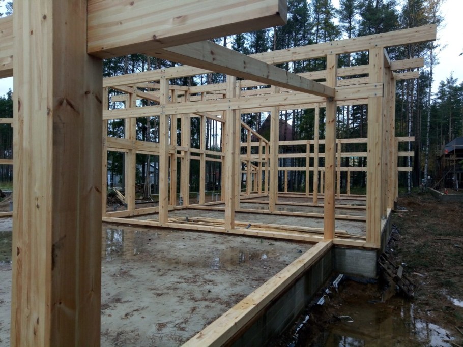 Фахверк каркас