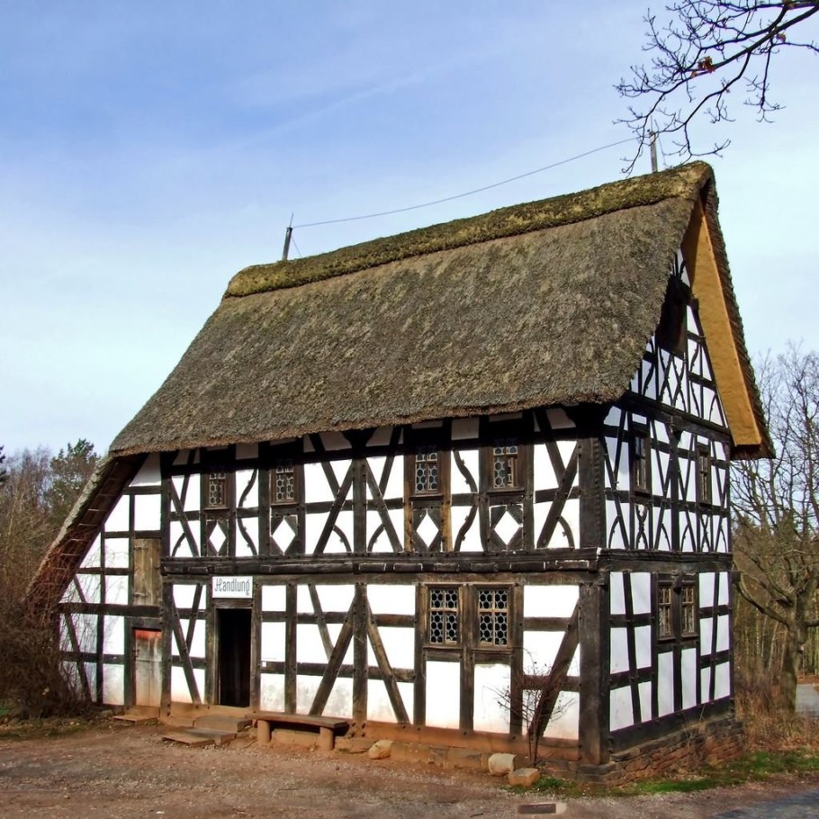 Фахверковые постройки в Германии 15 век