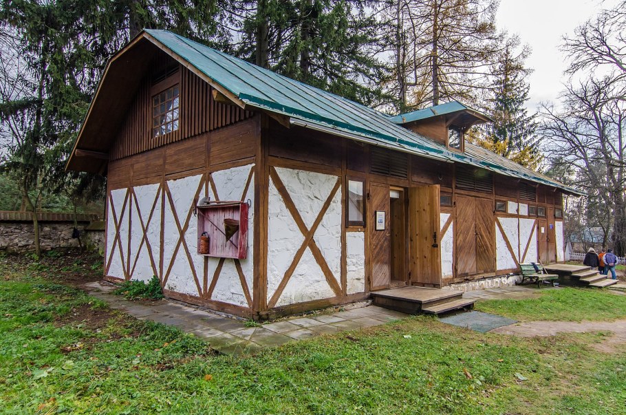 Усадьба Поленово фахверк