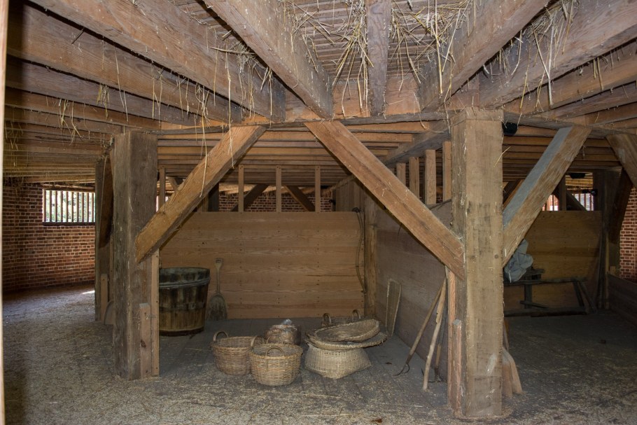 Овин изнутри