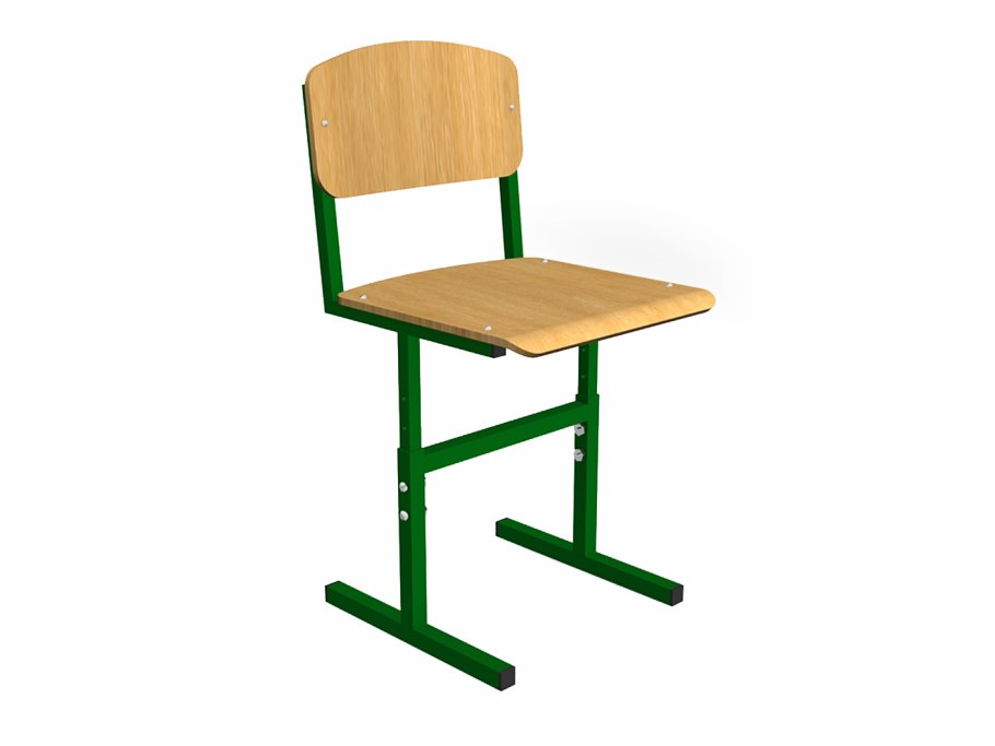 Стул ученический 'умник' регулируемый 4-6 гр (гр. 4-6, м/к серый RAL 7001)