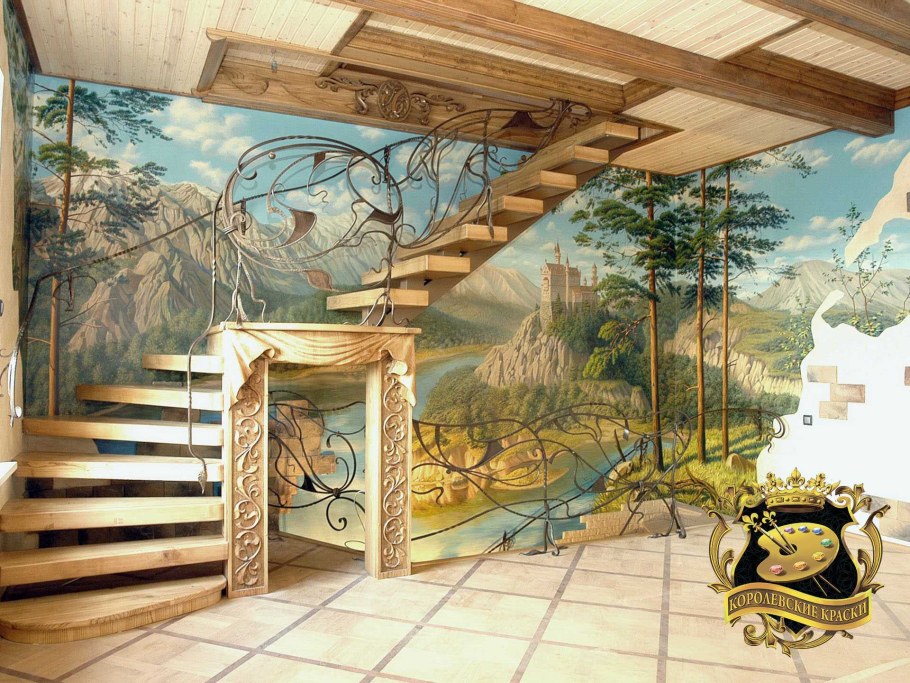 Декоративная роспись стен