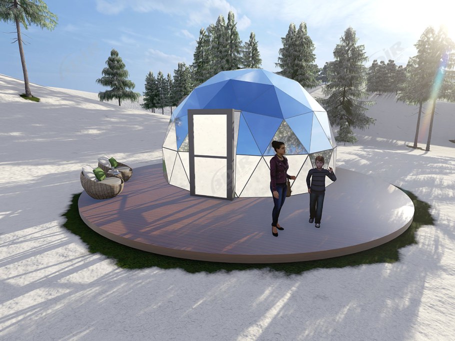 Глэмпинг стеклянный купол