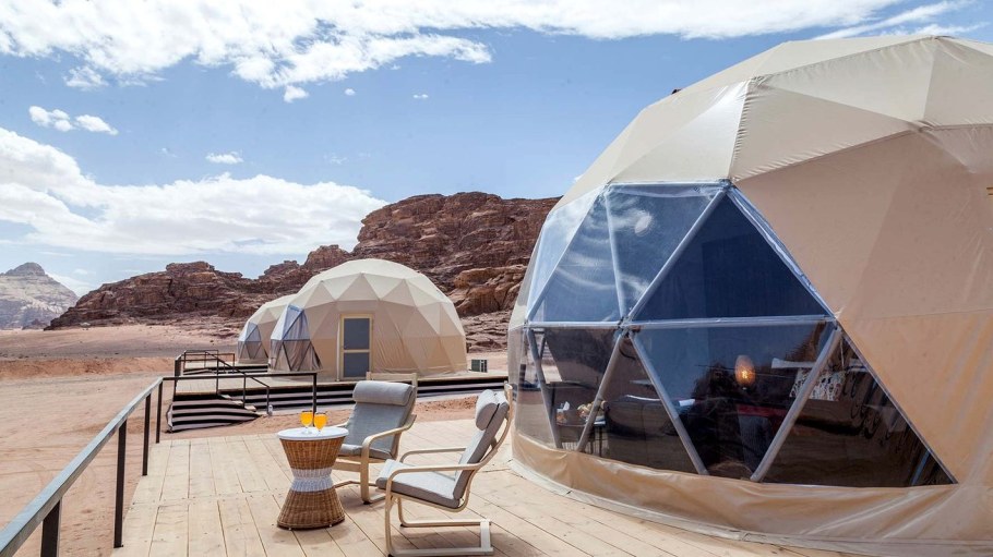 Геокупол кемпинг