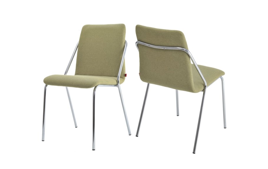 Офисный стул бёрн хром