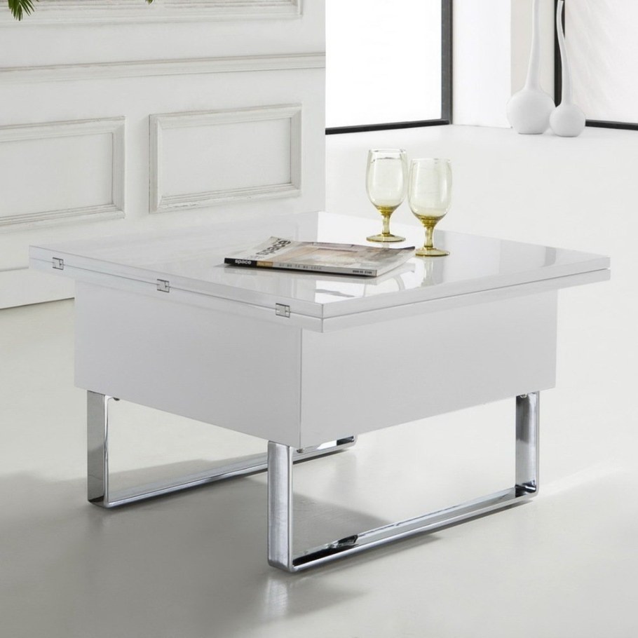 Стол трансформер в2218 белый лак