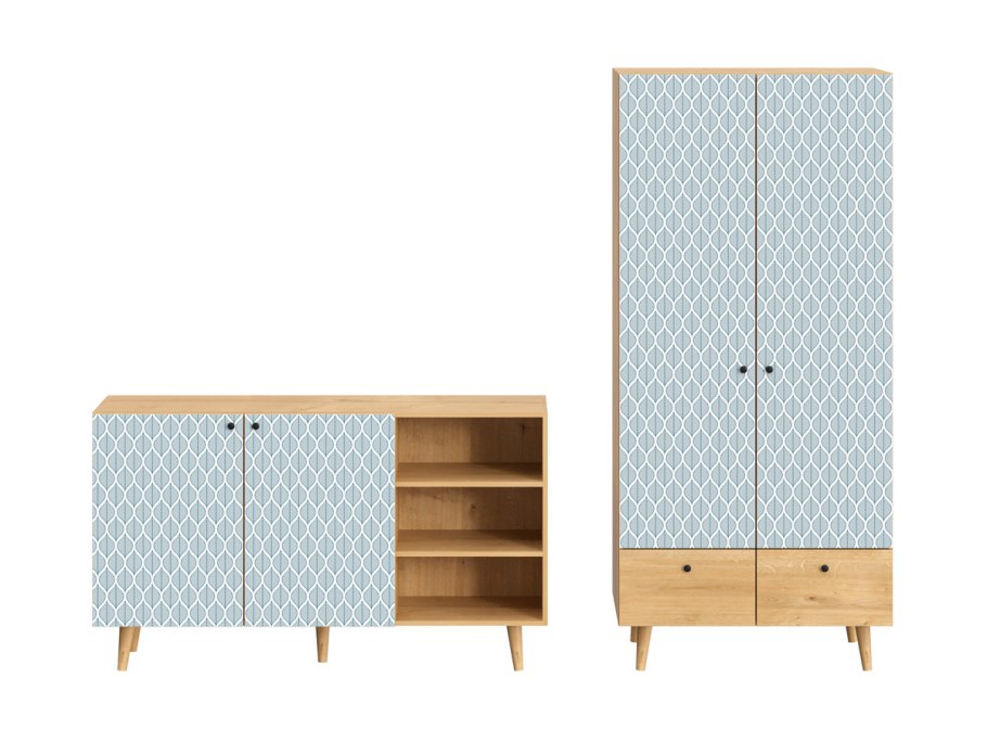 Шкаф из магазина ОГОГО Обстановочка, коллекция Kristal.