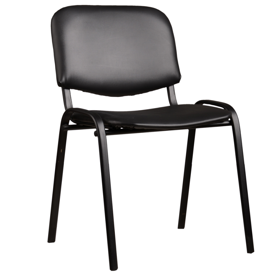 Стул up_ECHAIR Rio изо чёрный ткань серая с73