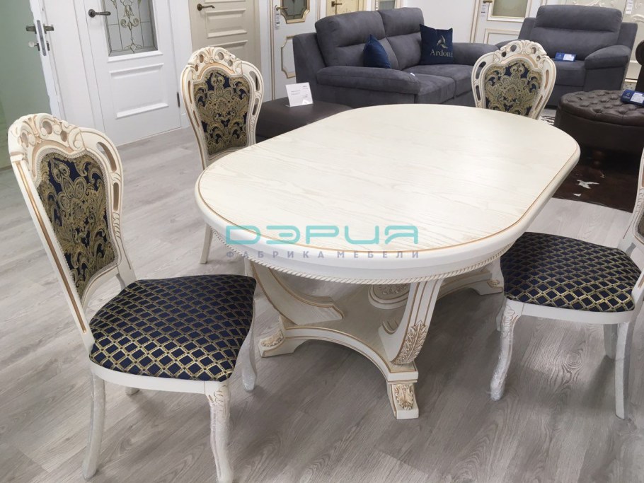 Стол Гранд-2 раздвижной белый