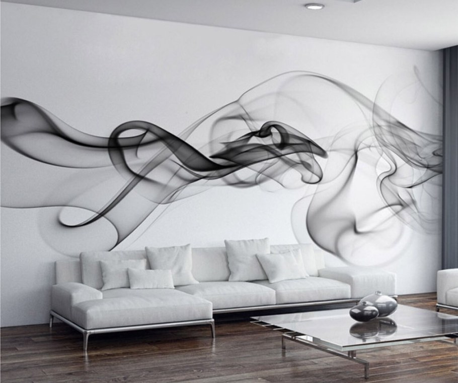 Стильные фотообои в интерьере