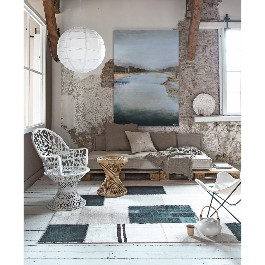 Сочетание материалов в интерьере