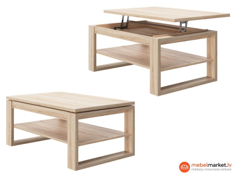 Журнальный стол трансформер Lux сонома 30 30