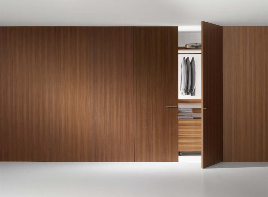 Двустворчатые скрытые двери