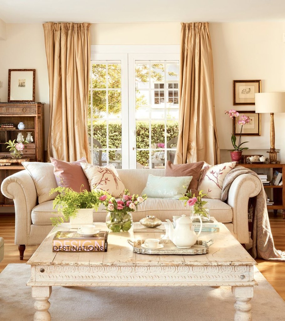 Уютный интерьер гостиной