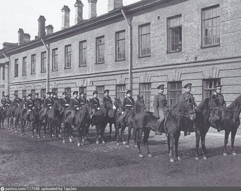 Казачья сотня в Николаевском кавалерийском училище