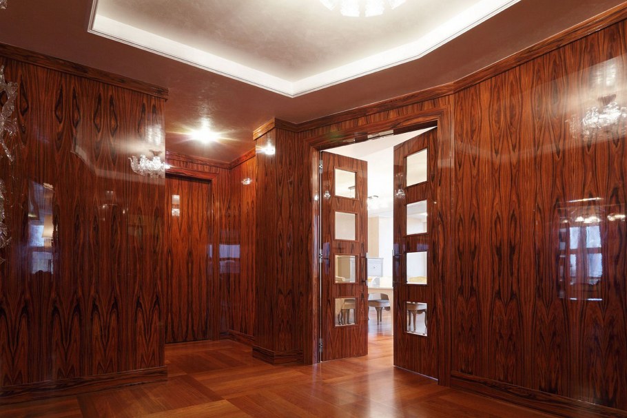 Стеновые панели под красное дерево