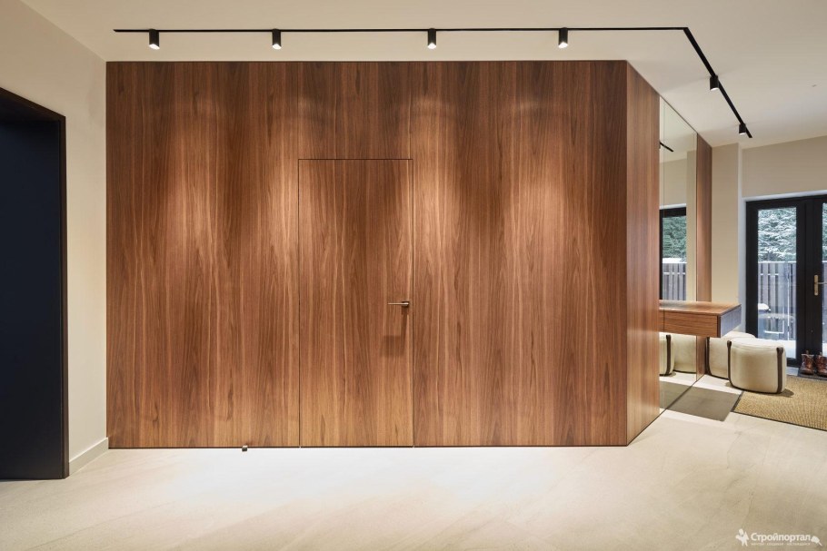 Шпон дерева на двери Инвизибл